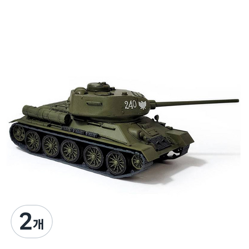 아카데미과학 소비에트연방 중형전차 T-34-85 1:72 13421, 2개
