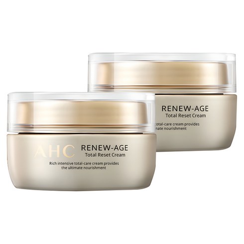 AHC 리뉴에이지 토탈 리셋 크림, 50ml, 2개