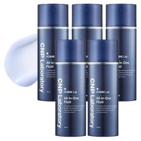 CNP차앤박 옴므랩 올인원 플루이드, 120ml, 5개