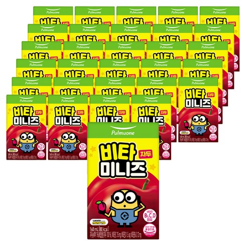 풀무원 비타미니즈 자두 음료, 36개, 140ml