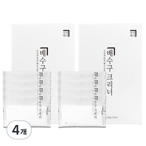 살림백서 배수구클리너, 600g, 4개