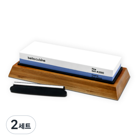 벨라쿠진 칼갈이 양면 숫돌 세트, 2세트