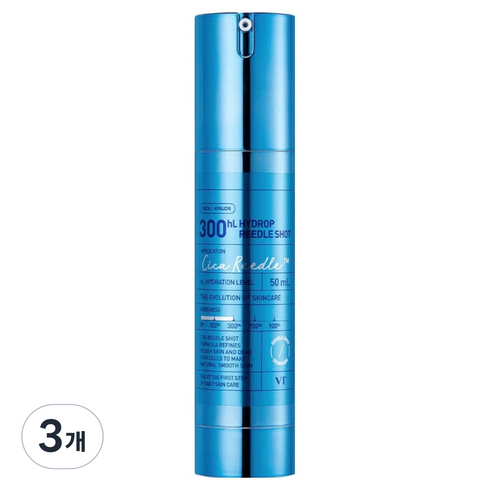 브이티코스메틱 하이드롭 리들샷 300hL, 3개, 50ml