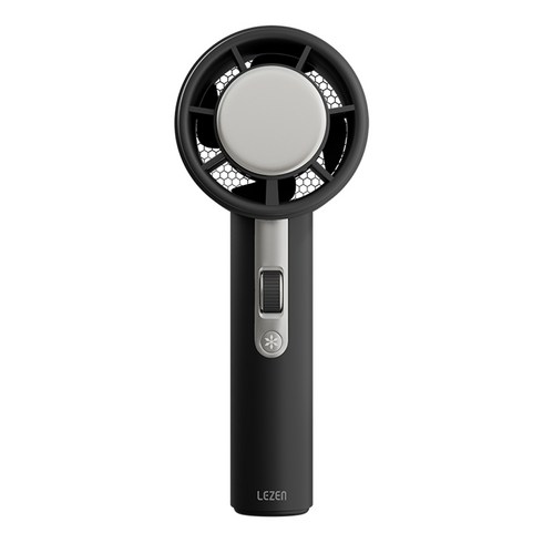 르젠 BLDC 저소음 급속냉각 아이스 터보 휴대용선풍기, 코스믹 블랙, LZMF-UC100