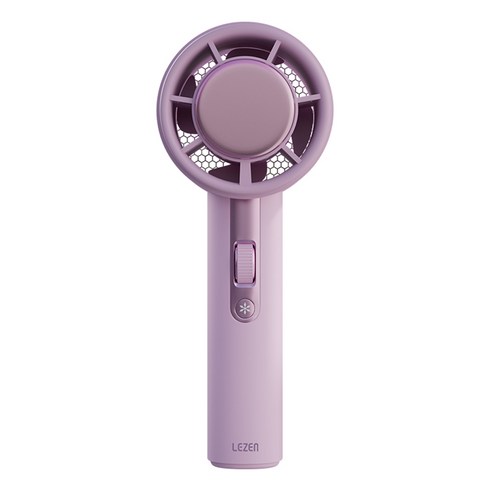 르젠 BLDC 저소음 급속냉각 아이스 터보 휴대용선풍기, 아스트라 바이올렛, LZMF-UC100