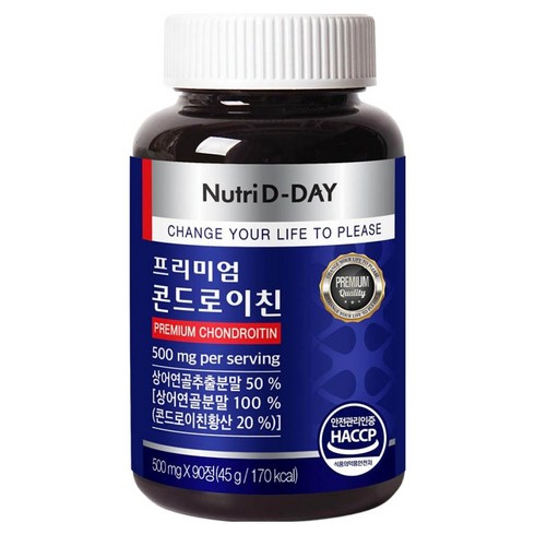뉴트리디데이 프리미엄 콘드로이친, 90정, 1개