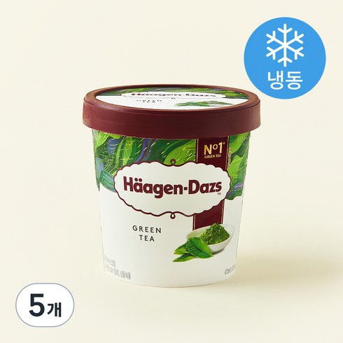 하겐다즈 파인트 그린티 (냉동), 473ml, 1개입, 5개