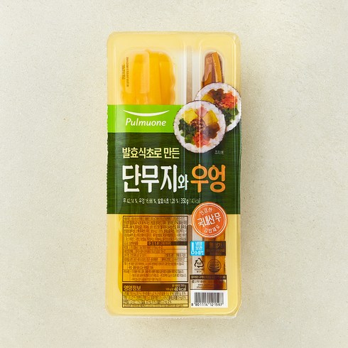풀무원 김밥용 단무지와우엉, 350g, 1개