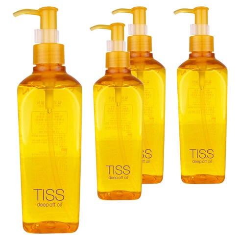 티스 딥 오프 클렌징 오일, 280ml, 4개