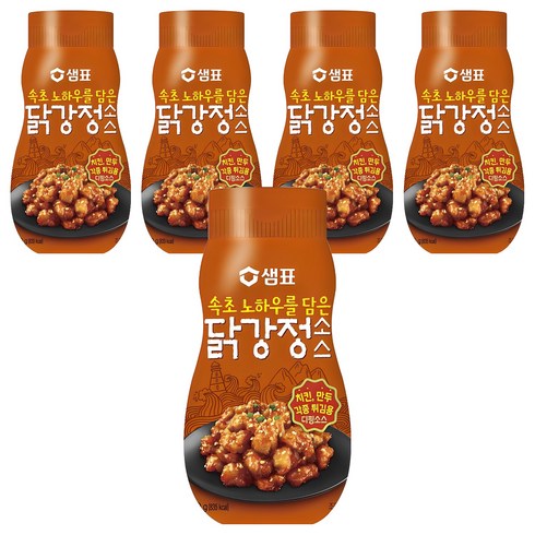 샘표 속초 닭강정 소스, 360g, 5개