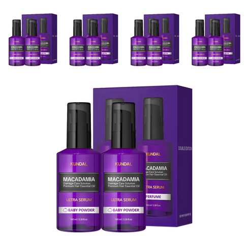 쿤달 울트라 세럼 헤어 에센스 베이비파우더향, 100ml, 10개
