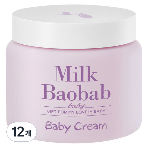 밀크바오밥 베이비 크림, 280g, 12개