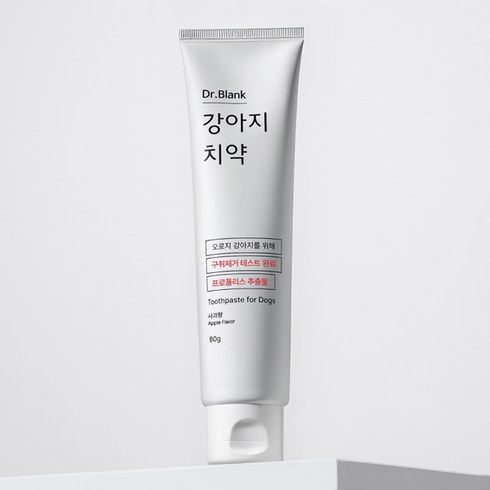 닥터블랭크 강아지 바르는 치약 사과향, 80g, 1개