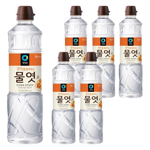 청정원 물엿, 1.2kg, 6개
