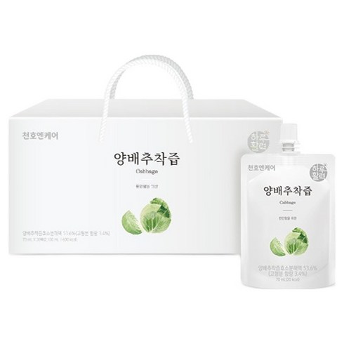 천호엔케어 편안함을 위한 양배추착즙, 70ml, 30개