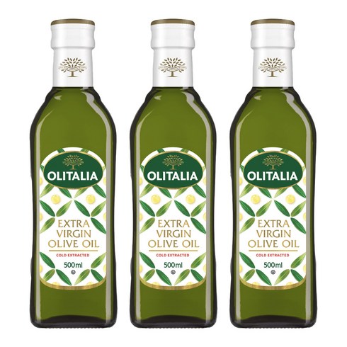 올리타리아 엑스트라버진 올리브유, 500ml, 3개