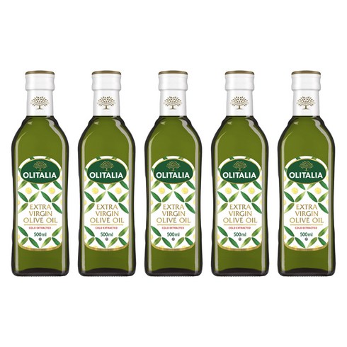 올리타리아 엑스트라버진 올리브유, 500ml, 5개