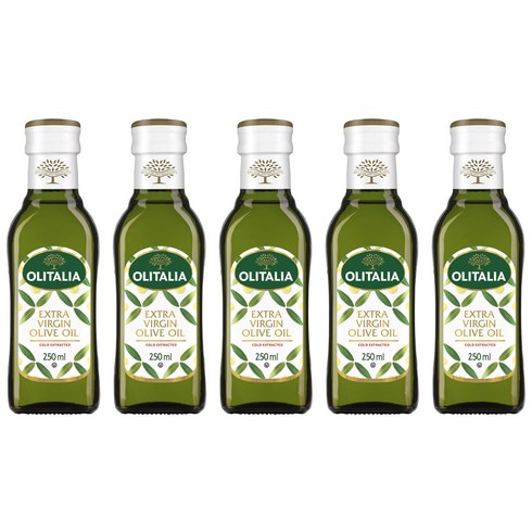 올리타리아 엑스트라버진 올리브유, 250ml, 5개