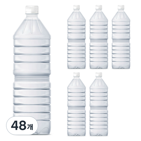 물하나 eco 생수 무라벨, 1L, 48개