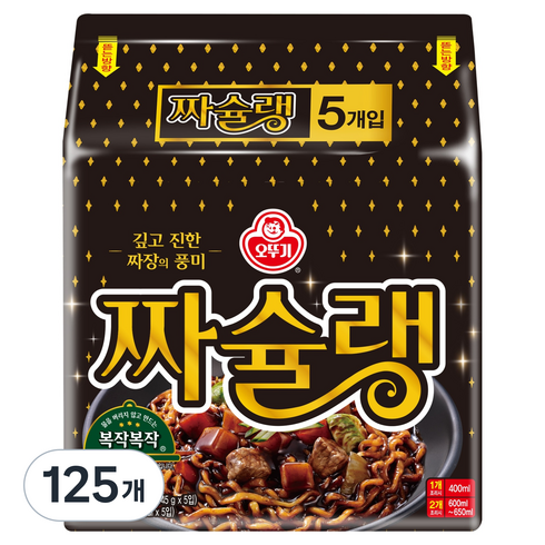 오뚜기 짜슐랭 145g, 125개