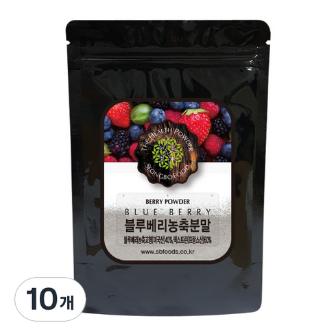 성보식품 블루베리 농축분말 미국산, 150g, 10개