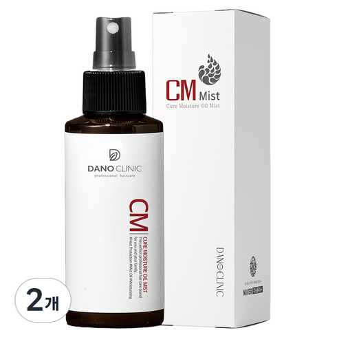 다노클리닉 CM 큐어 모이스쳐 오일 미스트, 2개, 100ml