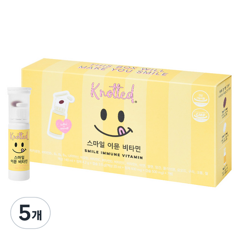 노티드 스마일 이뮨 비타민, 7회분, 5개