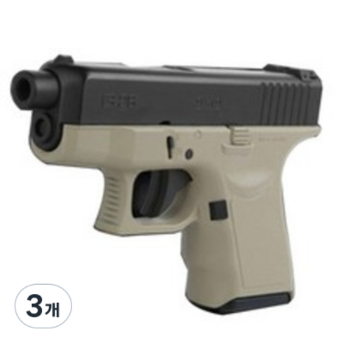 아카데미과학 G26 TAN 비비탄총 AC17207T, 3개, AGF207T G26 권총