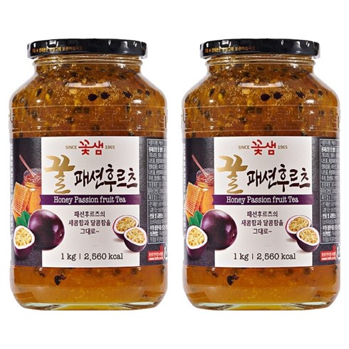 꽃샘 꿀 패션후르츠, 2개, 1개입, 1kg