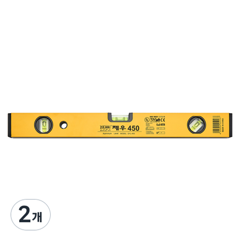 제우 수평 측정도구 DHL-450, 2개