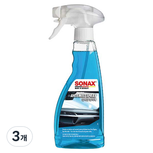 소낙스 김서림 방지제 관리용품, 500ml, 3개