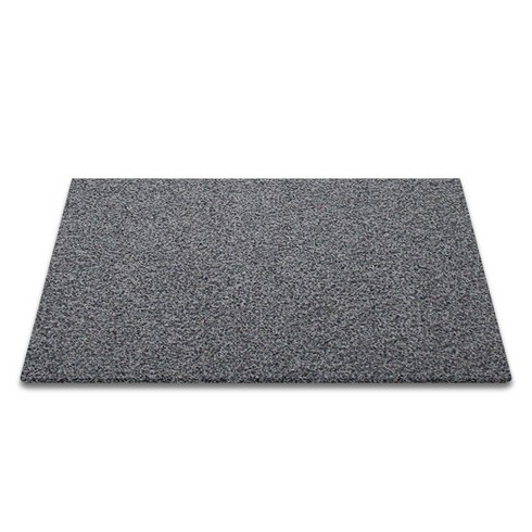 순수 코일 현관매트 120 x 80 cm 두께 12mm, 그레이 + 블랙, 1개