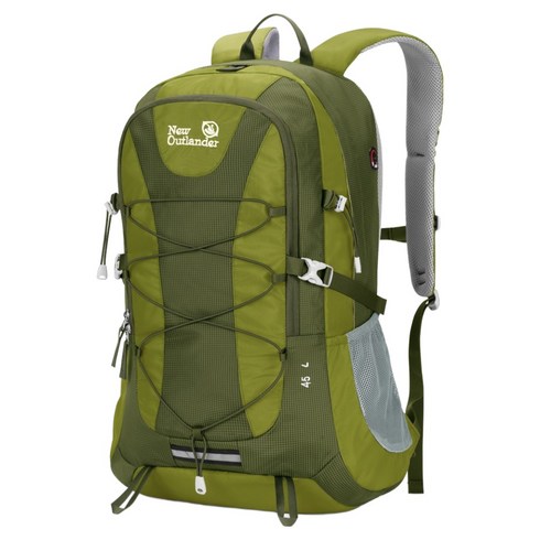 뉴아웃랜더 대용량 경량 볼트 등산배낭 45L, 카키