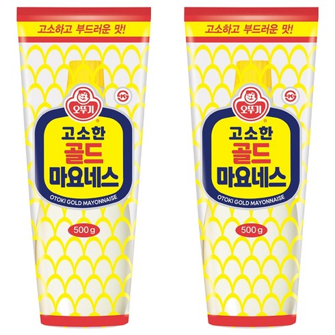오뚜기 고소한 골드 마요네스, 500g, 2개