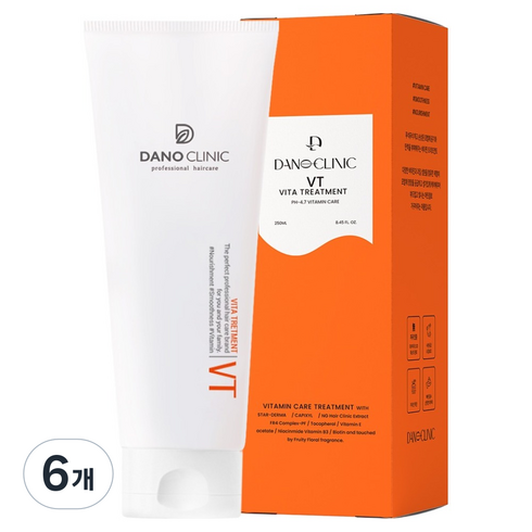 다노클리닉 VT 비타 트리트먼트, 6개, 250ml