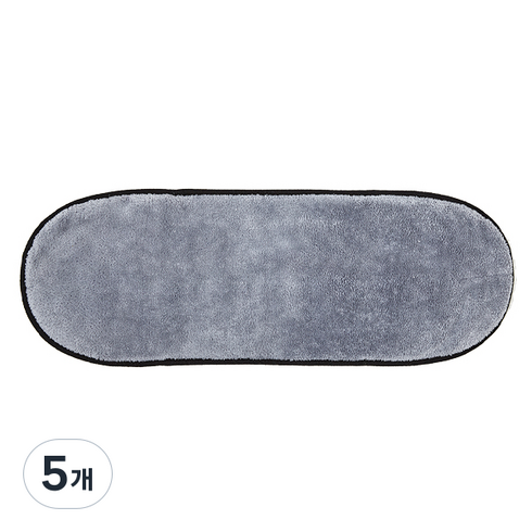 세사퍼피 강아지 쁘띠 극세사 타월, 그레이, 5개