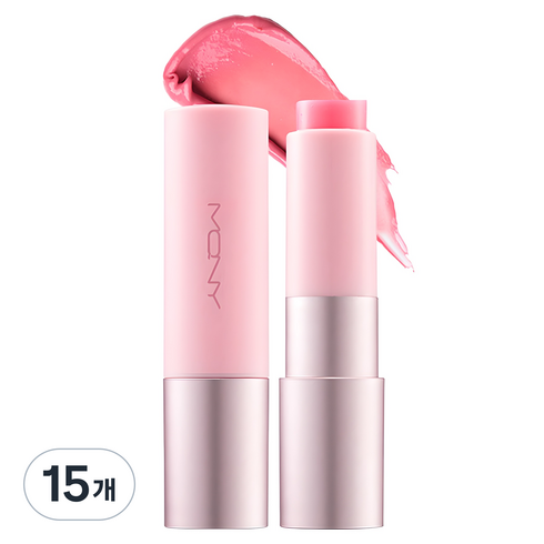 맥퀸뉴욕 베러댄키스 립밤 포 우먼, 파스텔핑크(피치 바닐라향), 3.5g, 15개