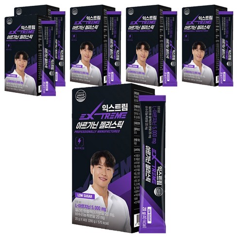 익스트림 아르기닌 젤리스틱, 280g, 6개
