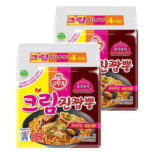오뚜기 크림진짬뽕 130g, 8개