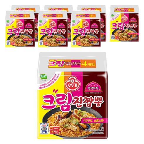 오뚜기 크림진짬뽕 130g, 32개