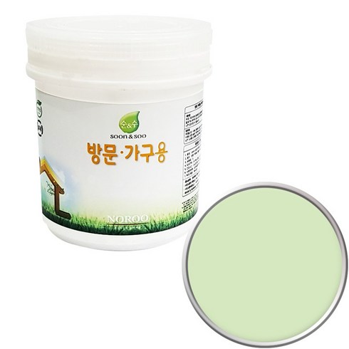 순앤수 방문 가구용 페인트, 베이비그린NR4107, 1L, 1개