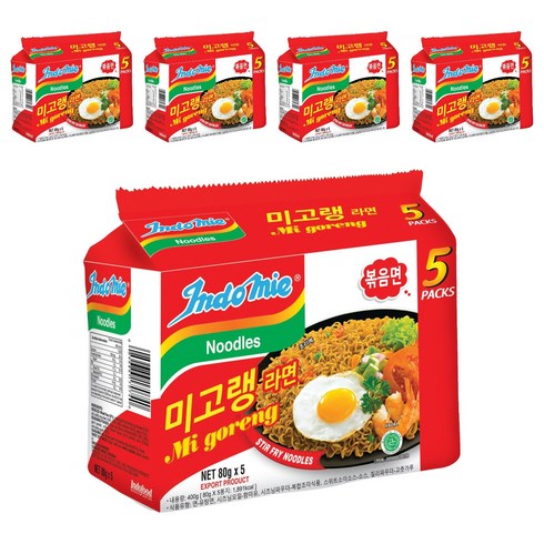 인도미 미고랭 라면, 25개