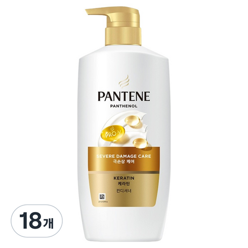 팬틴 케라틴 극손상케어 컨디셔너 프루티플로럴향, 750ml, 18개