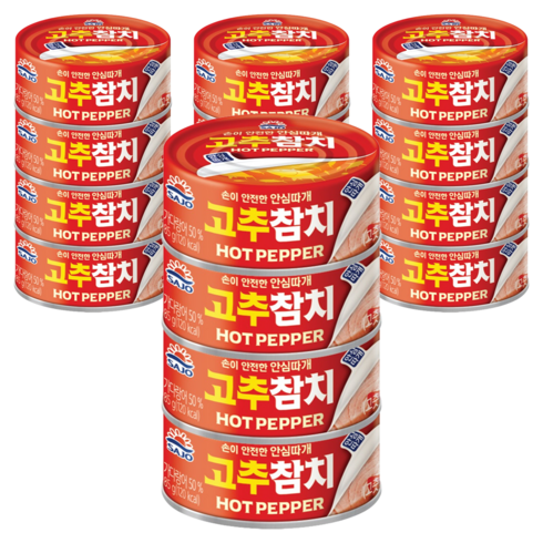 사조참치 고추참치, 85g, 16개