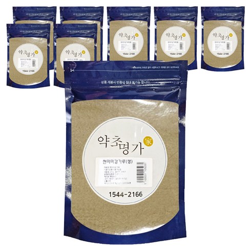 약초명가 현미미강가루 쌀가루, 250g, 8개
