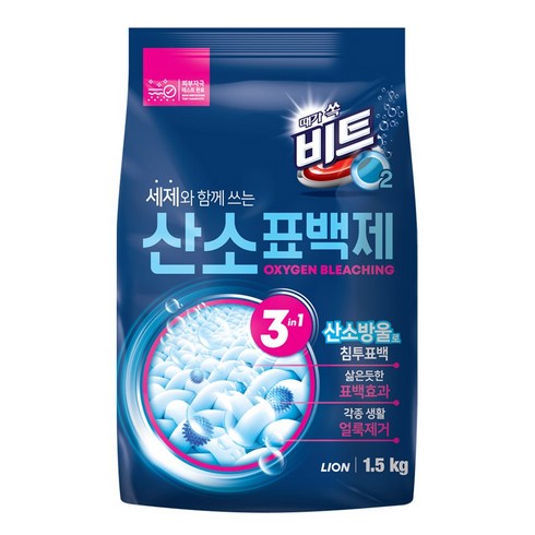 비트 O2 표백제 분말형, 1.5kg, 1개