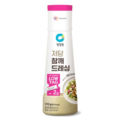 청정원 저당 참깨 드레싱, 1개, 310g