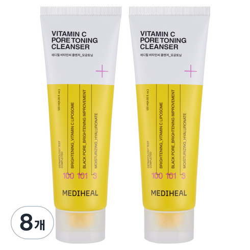메디힐 모공토닝 클렌징폼, 120ml, 8개