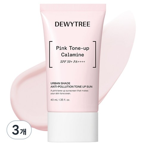 듀이트리 어반 쉐이드 안티폴루션 톤업 선크림 SPF50+ PA++++, 40ml, 3개