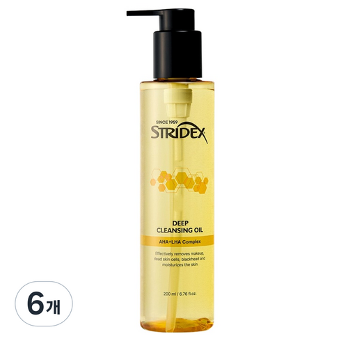 스트라이덱스 딥 클렌징 오일, 200ml, 6개